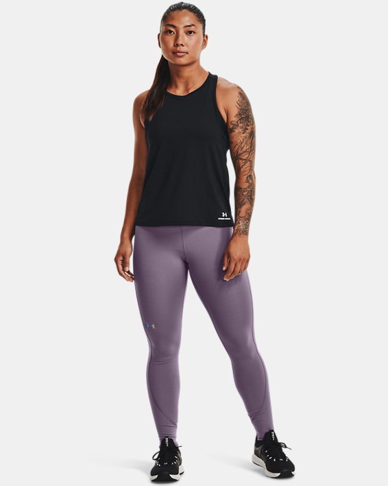 Women's UA RUSH™ No-Slip Waistband Full-Length Leggings, Purple, pdpMainDesktop image number 3